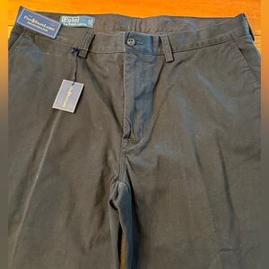 NEW-Polo by Ralph Lauren Revel Black Chino Pants